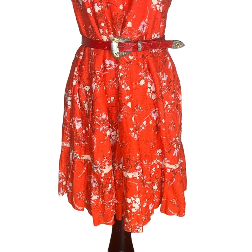 NWT Free People All Mine mini dress in red - Picture 5 of 16